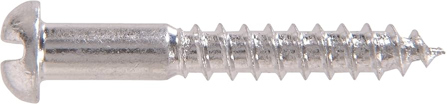 Picture of Brighton Best 199059 #8X3/4" Round Head Slot Aluminum Wood Screw